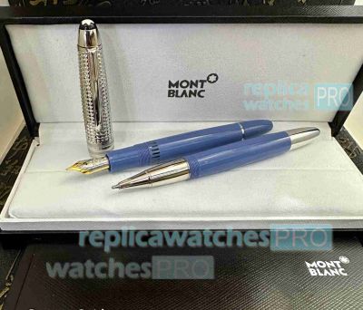 NEW 2023 Replica Mont blanc Meisterstuck LeGrand Pen Sky Blue XL 149